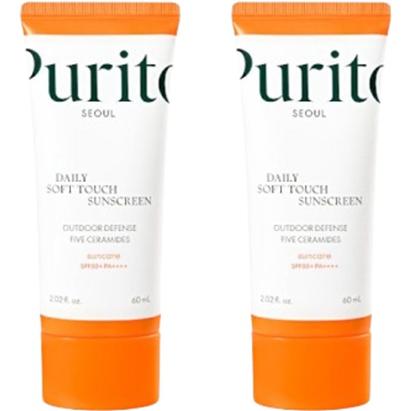 Purito SEOUL - Daily Soft Touch Sunscreen SPF50+ PA++++ - 60ml (2ea) Set