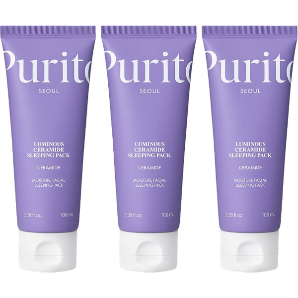 Purito SEOUL - Dermide Cica Barrier Sleeping Pack - 80ml (3ea) Set