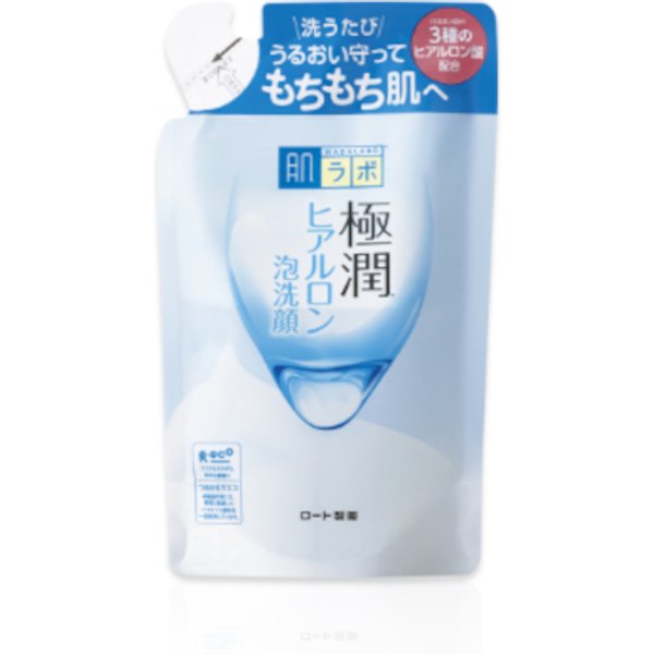 Rohto Mentholatum - Hada Labo Gokujyun Hyaluronic Face Foaming Cleanser Refill - 140ml