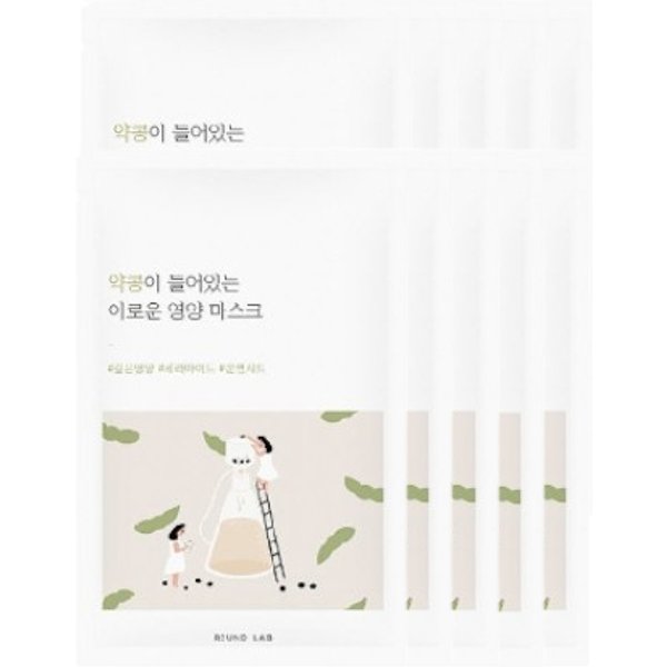 ROUND LAB - Soybean Nourishing Mask Sheet (10szt.) Set