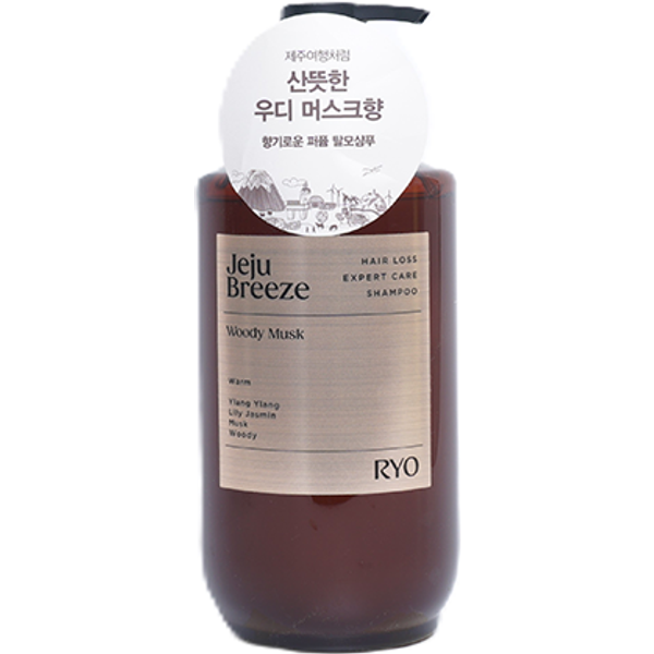 Ryo Hair - Hair Loss Expert Care Shampoo - Jeju Breeze Woody Musk - 585ml