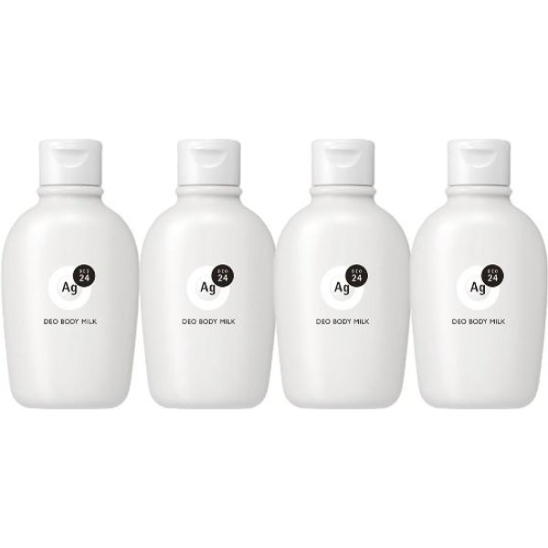 Shiseido - Ag Deo 24 Deodorant Body Milk - 180ml - Unscented (4ea) Set