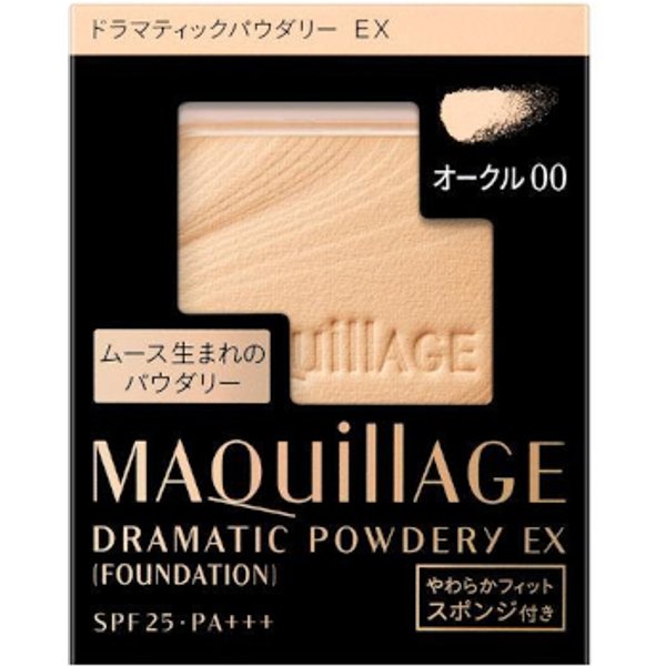 Shiseido - Maquillage Foundation Dramatic Powdery EX Refill SPF25 PA+++ - 9.3g - Ocher 00
