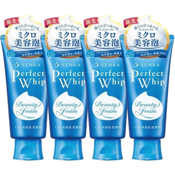 Shiseido - Senka Perfect Whip Cleansing Foam (2023 Version) - 120g (4ea) Set