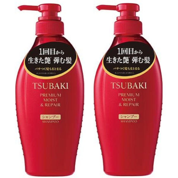 Shiseido - Tsubaki Premium Moist & Repair Shampoo - 450ml (2ea) Set