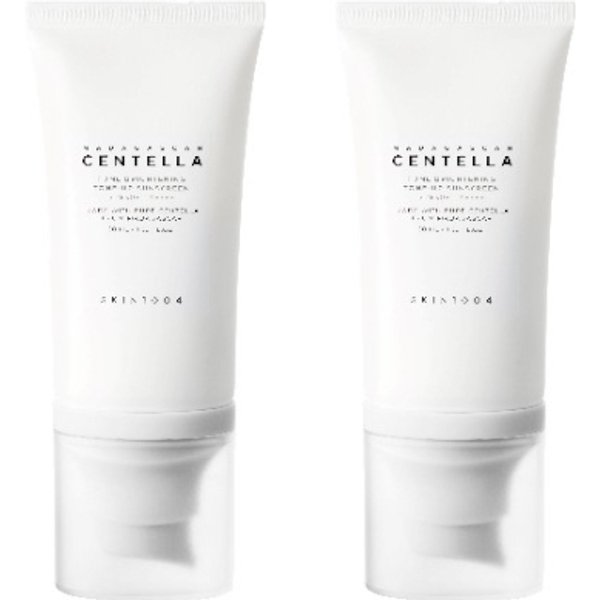 SKIN1004 Madagascar Centella Tone Brightening Tone-Up Sunscreen SPF50+ PA++++ - 50ml (2ea) Set