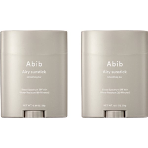 Abib Airy Sunstick Smoothing Bar SPF50+ PA++++ - 23g (2ea) Set
