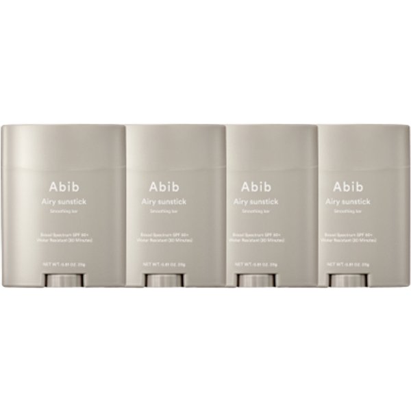 Abib Airy Sunstick Smoothing Bar SPF50+ PA++++ - 23g (4ea) Set