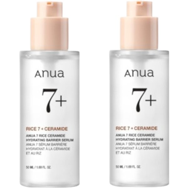 ANUA - 7 Rice Ceramide Hydrating Barrier Serum - 50ml (2ea) Set