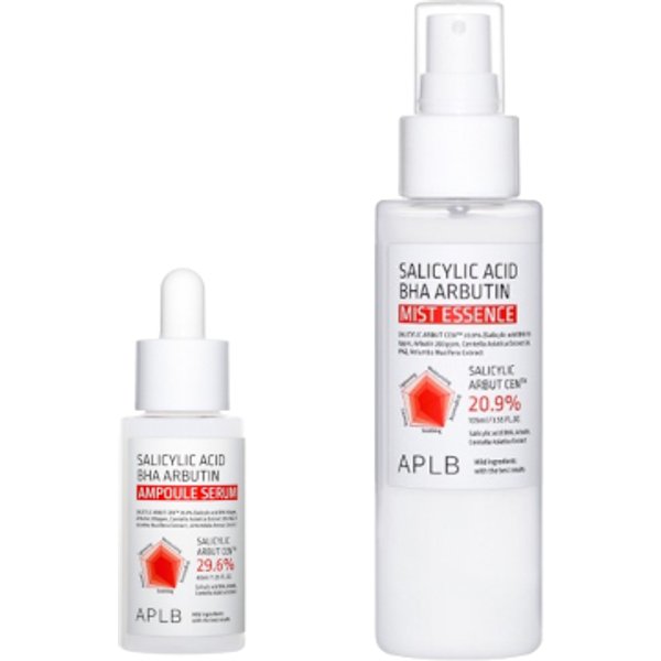 APLB - Salicylic Acid BHA Arbutin Ampoule Serum - 40ml (1ea) + Mist Essence - 105ml (1ea) Set