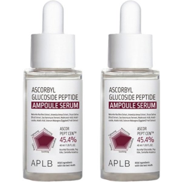 APLB - Ascorbyl Glucoside Peptide Ampoule Serum - 40ml (2ea) Set