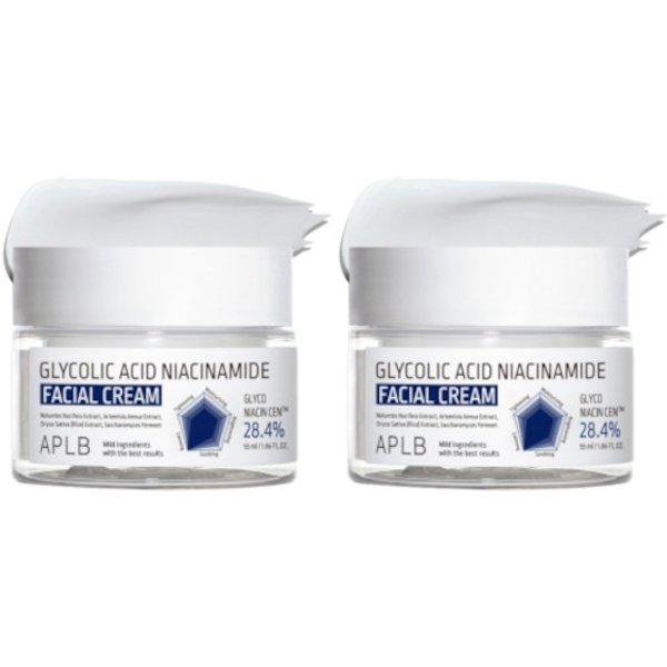 APLB - Glycolic Acid Niacinamide Facial Cream - 55ml (2ea) Set