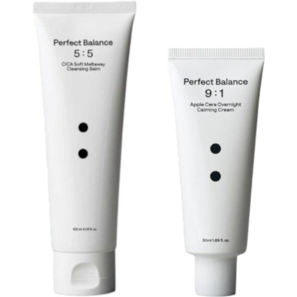 B : Lab - CICA Soft Meltaway Cleansing Balm - 100ml (1ea) + Apple Cera Overnight Calming Cream - 50ml (1ea) Set