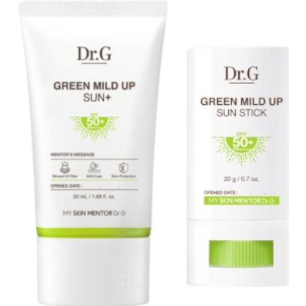 Dr.G Green Mild Up Sun Stick SPF50+ PA++++ - 20g (1ea) + Green Mild Up Sun+ (SPF50+ PA++++) - 50ml (1ea) Set