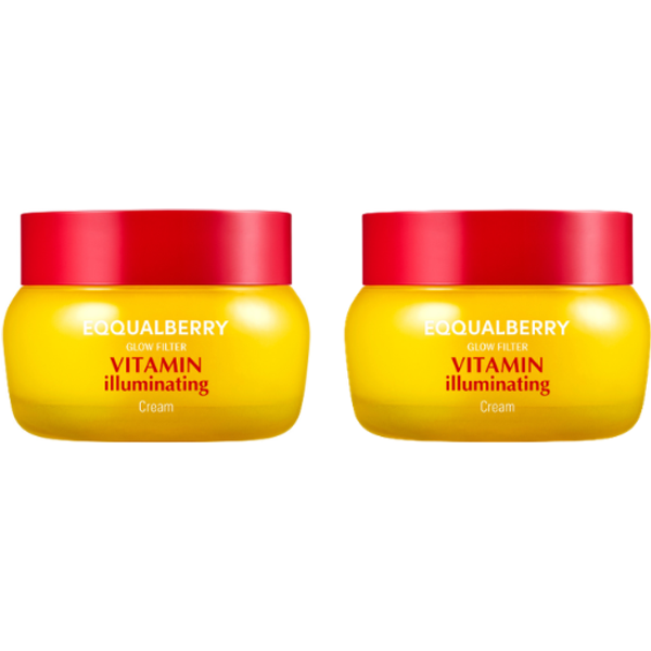 EQQUALBERRY - Vitamin Illuminating Cream - 50ml Duo Set