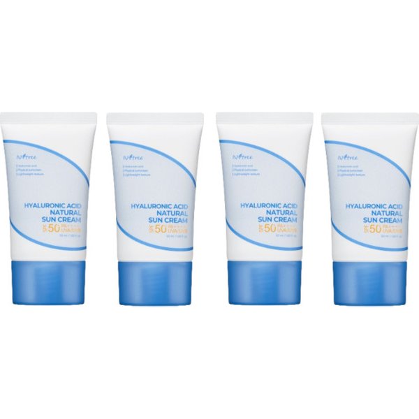 Isntree - Hyaluronic Acid Natural Sun Cream - 50ml (4ea) Set