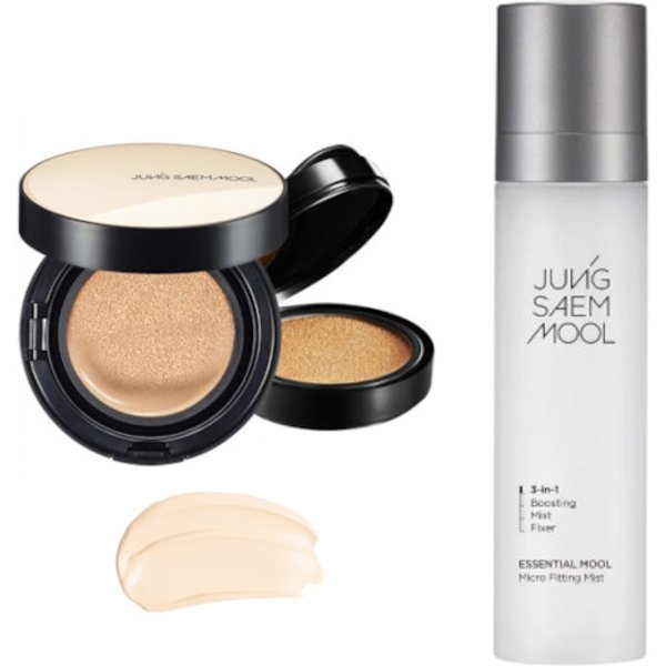 JUNGSAEMMOOL - Essential Skin Nuder Cushion SPF50+ PA+++ (With Refill) - 14g+14g - 13 Fair (1ea) + Essential Mool Micro...