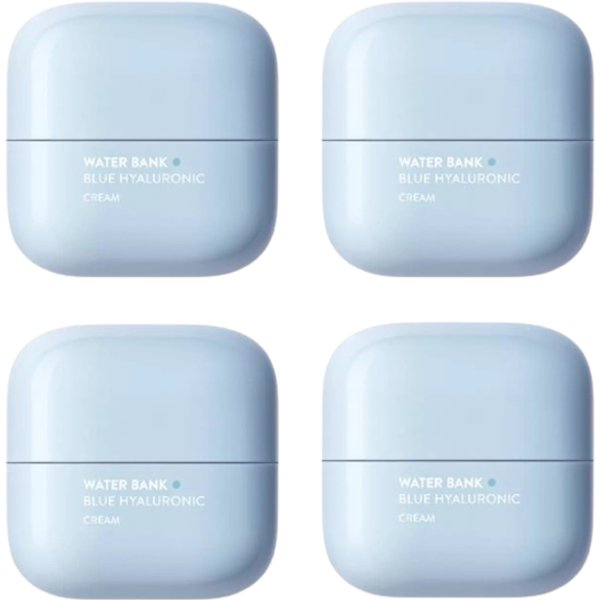 LANEIGE - Water Bank Blue Hyaluronic Moisture Cream - 50ml (4ea) Set