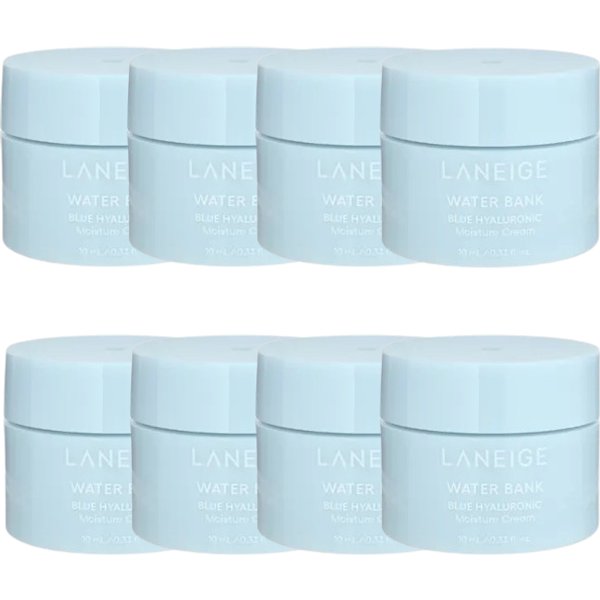 LANEIGE - Water Bank Blue Hyaluronic Moisture Cream - 10ml (8ea) Set
