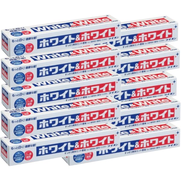LION - White & White Toothpaste (10ea)