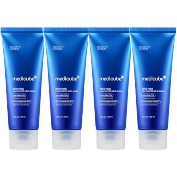 medicube - Zero Pore Blackhead Mud Mask - 100g (4ea) Set