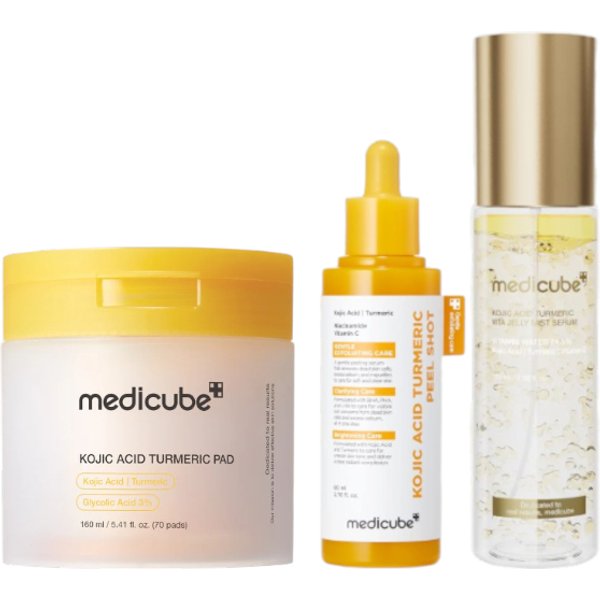 medicube - Kojic Acid Exfoliating Peeling & Calming Set