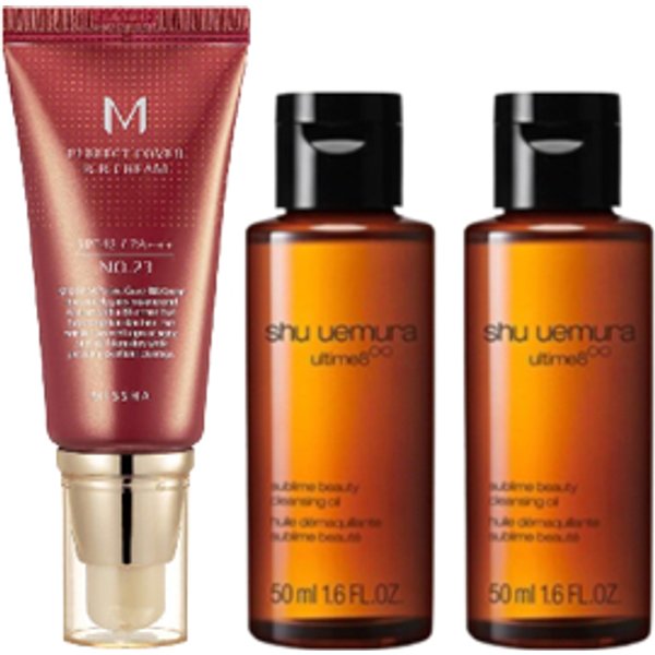 MISSHA x Shu Uemura - M Perfect Cover BB Cream #23 Natural Beige X Shu Uemura - Ultime8 Sublime Beauty Cleansing Oil - 50ml (2pc)