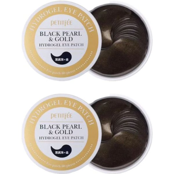PETITFEE - Black Pearl & Gold Hydrogel Eye Patch - 60pcs (2ea) Set