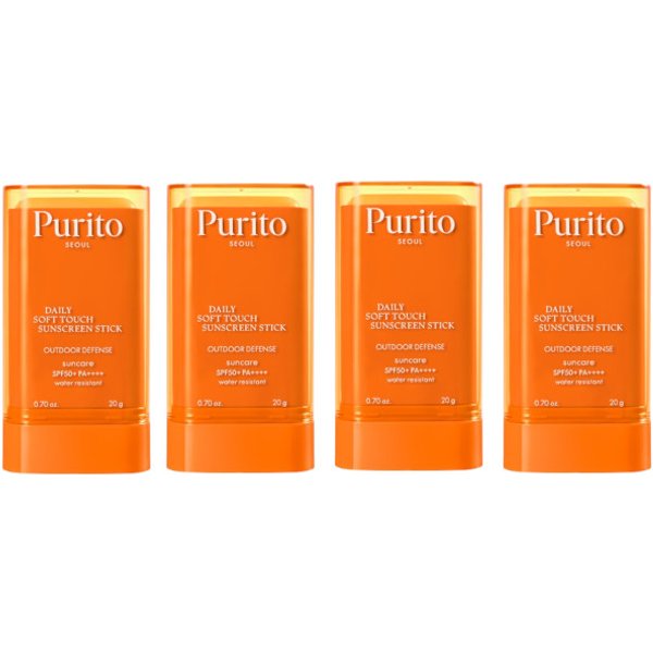 Purito SEOUL - Daily Soft Touch Sunscreen Stick SPF50+ PA++++ - 20g (4ea) Set