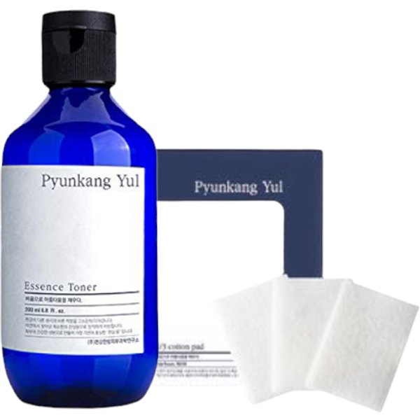 Pyunkang Yul Essence Toner - 200ml (1ea) + 1/3 Cotton Pad - 160pcs (1ea) Set