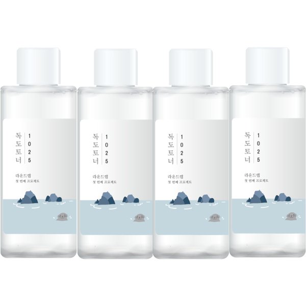 ROUND LAB - 1025 Dokdo Toner - 100ml (4szt.) Set