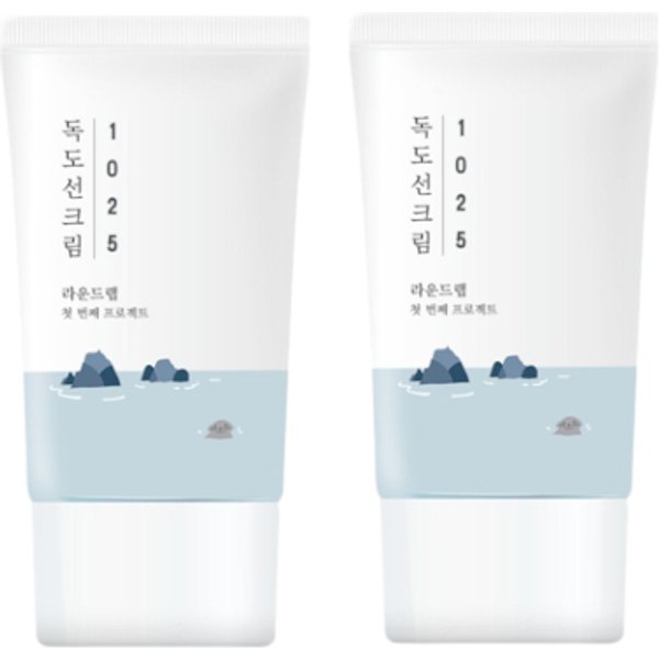 ROUND LAB - 1025 Dokdo Sun Cream SPF50+ PA++++ - 50ml (2ea) Set