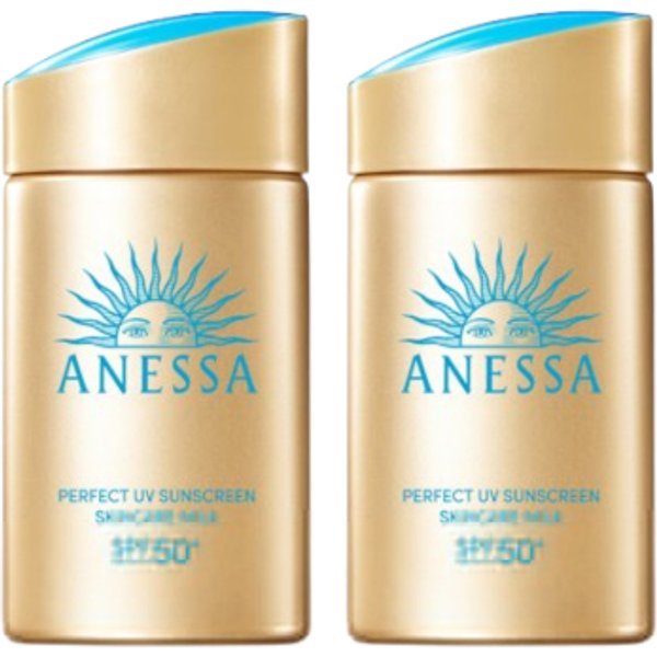 Shiseido - Anessa Perfect UV Sunscreen Skin Care Milk SPF50+ PA++++ (2024 Version) - 60ml (2ea) Set