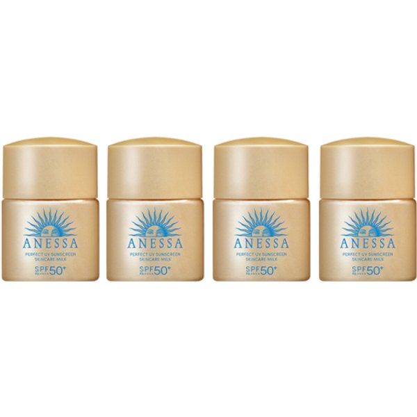 Shiseido - Anessa Perfect UV Sunscreen Skincare Milk SPF50+ PA++++ - 12ml (4ea) Set