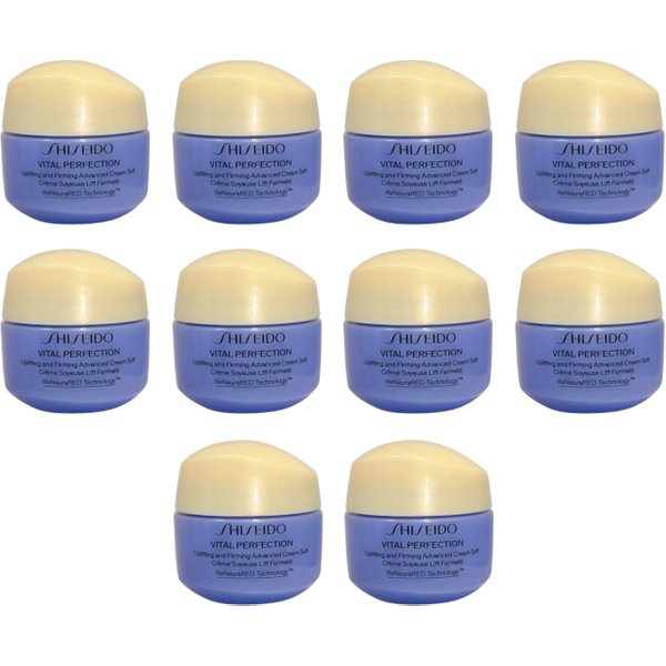 Shiseido - VITAL PERFECTION Uplifting and Firming Advanced Cream Soft - 15ml (10ea) Set