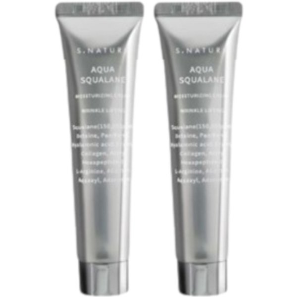 S.NATURE - Aqua Squalane Moisturizing Cream - 60ml (2ea) Set
