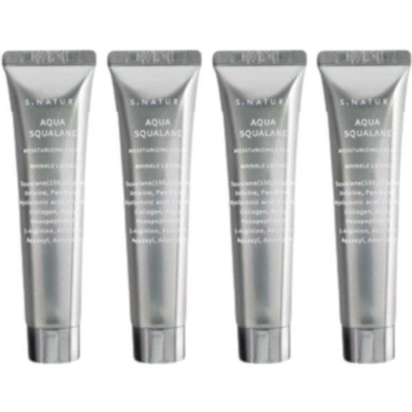 S.NATURE - Aqua Squalane Moisturizing Cream - 60ml (4ea) Set