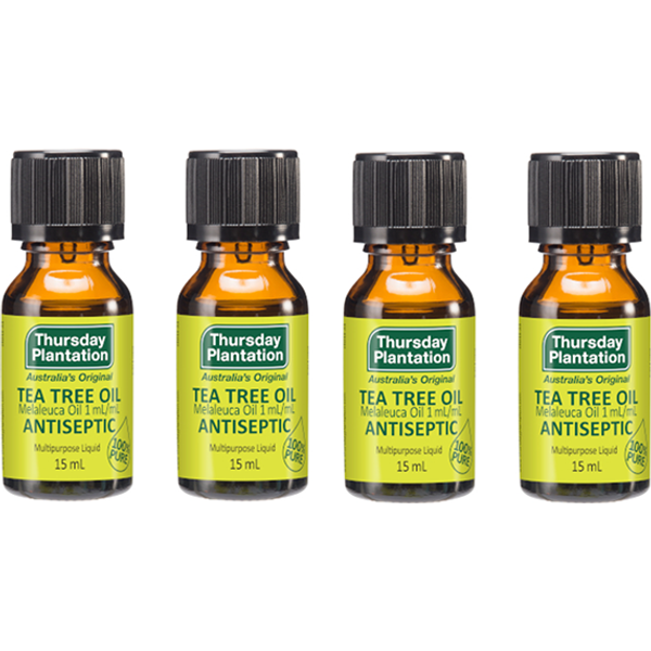 Thursday Plantation - 100% Pure Tea Tree Oil - 15ml (4ea) Set