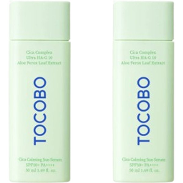 TOCOBO - Cica Calming Sun Serum SPF50+ PA++++ - 50ml (2ea) Set