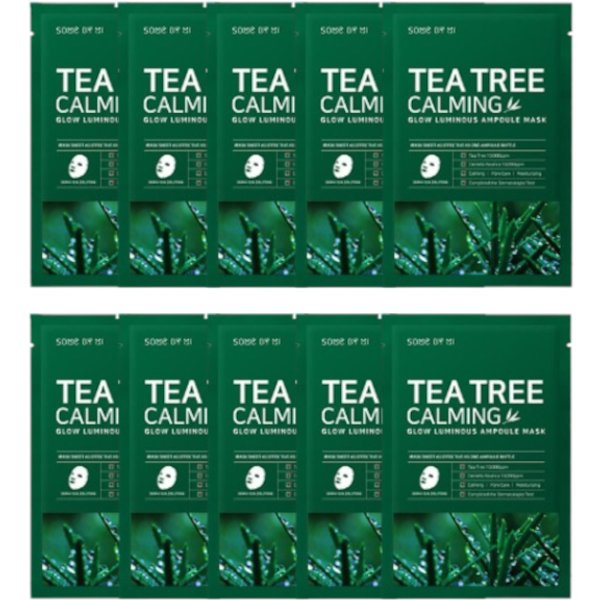 SOME BY MI - Tea Tree Calming Glow Luminous Ampoule Mask - 10pezzi