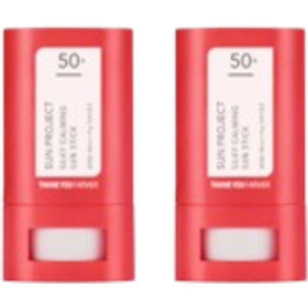 THANK YOU FARMER - SUN PROJECT Silky Calming Sun Stick SPF50+ PA++++ - 14g (2ea) Set