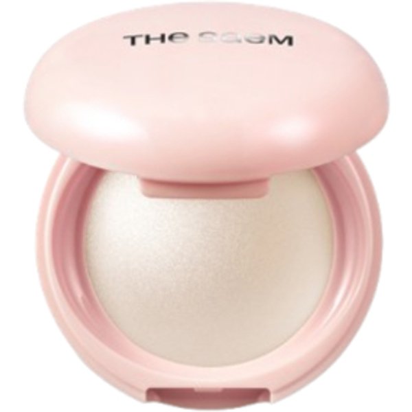 The Saem - Glam Perfection Baked Highlighter - 5.5g - WH01 Frosty Shell