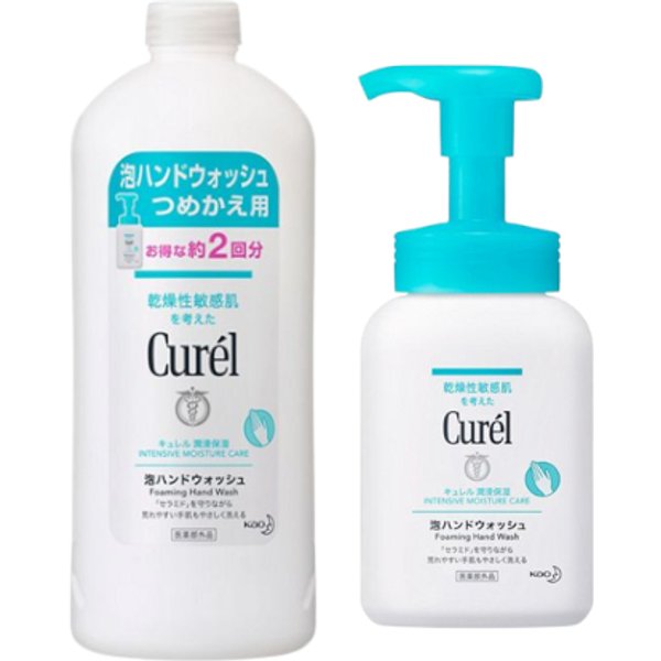 Kao - Curel Intensive Moisture Care Foaming Hand Wash & Refill Set