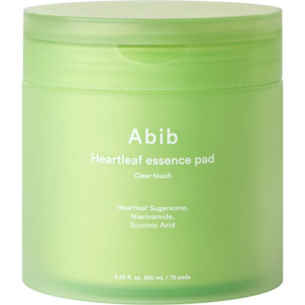 Abib - Heartleaf Essence Pad Clear Touch - 250ml/ 70pads
