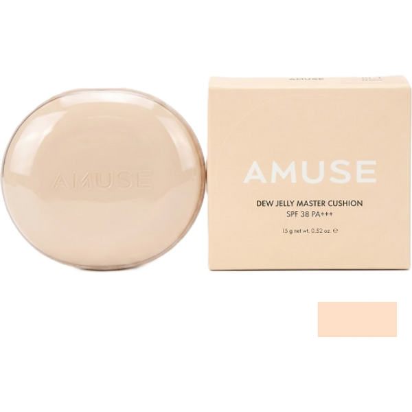 Amuse - Dew Jelly Master Cushion SPF 38 PA+++ - 15g - 1.5 Natural