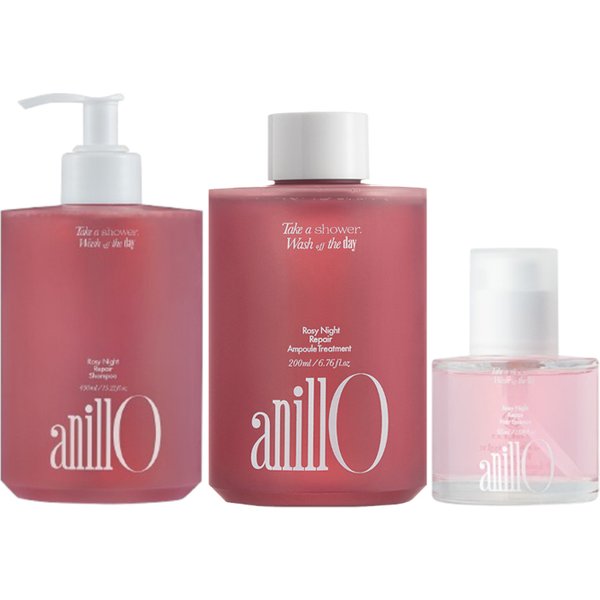 anillO - Rosy Night Moisture & Hair Repair Set