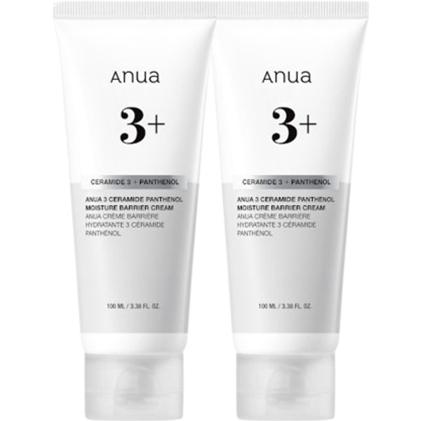ANUA - 3 Ceramide Panthenol Moisture Barrier Cream - 100ml (2ea) Set