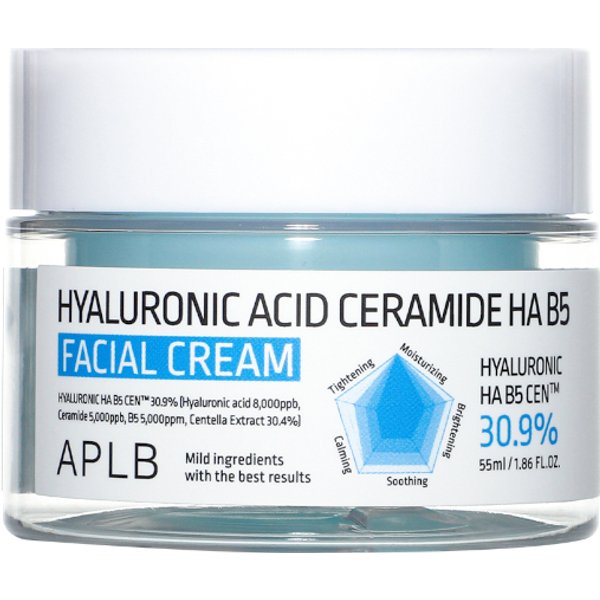 APLB - Hyaluronic Acid Ceramide HA B5 Facial Cream - 55ml