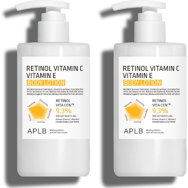 APLB - Retinol Vitamin C Vitamin E Body Lotion - 300ml (2ea) Set