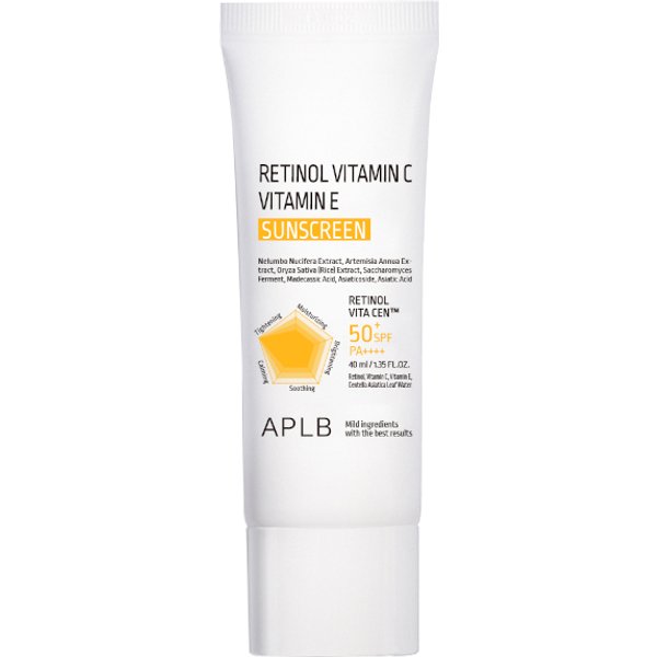APLB - Retinol Vitamin C Vitamin E Sunscreen SPF50+ PA++++ - 40ml